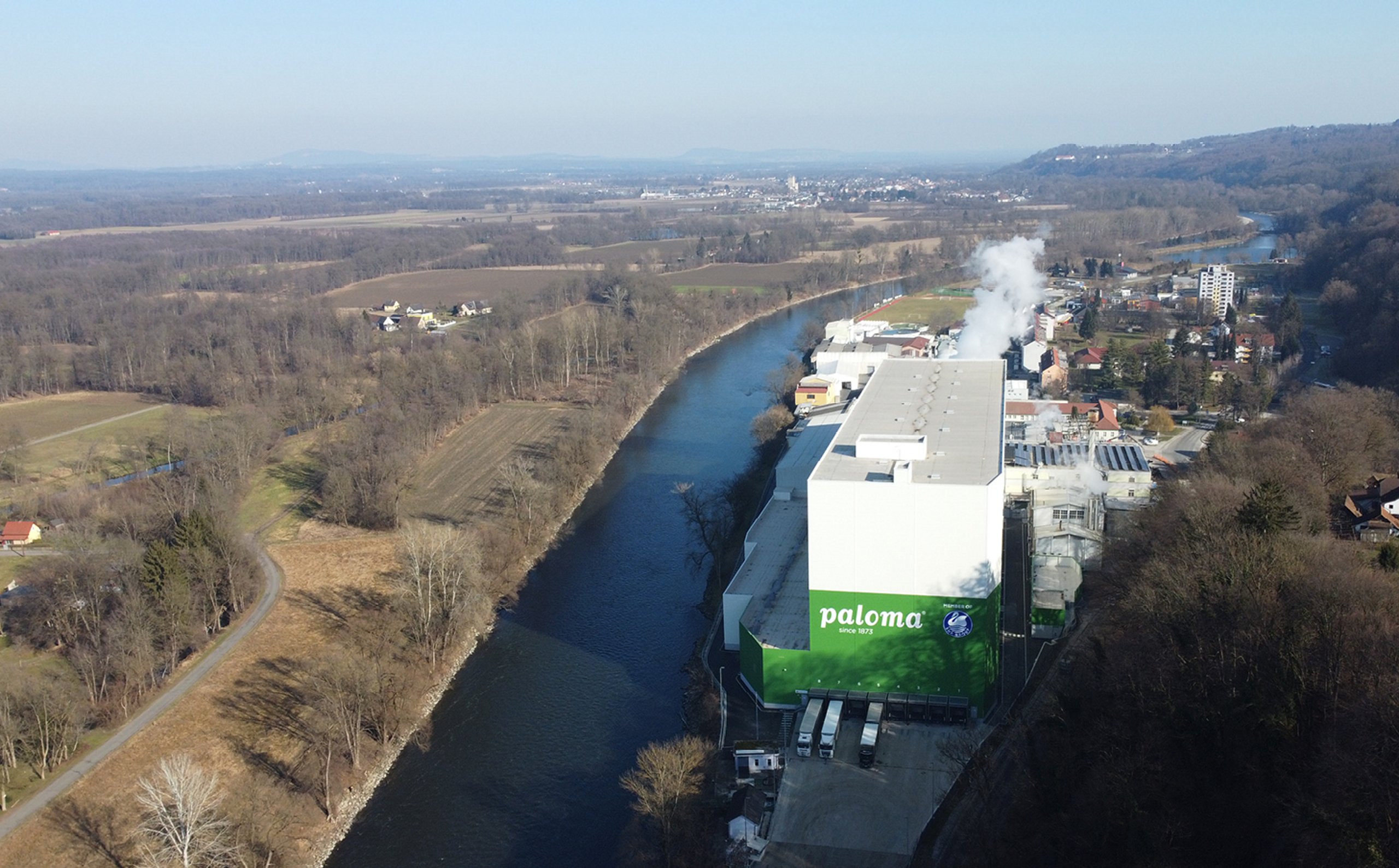 Paloma Werk Luftaufnahme