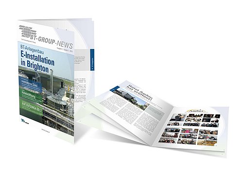 BT-Group News Mockup der Ausgabe 6